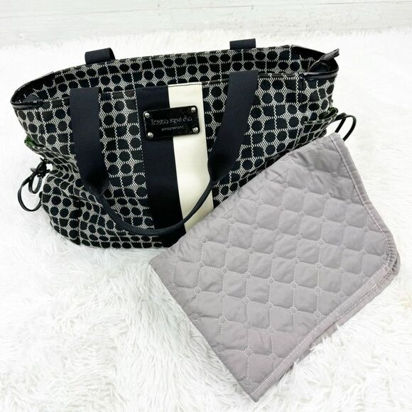 Kate Spade Classic Noel Henry Geometric Diaper Tote Bag With Pad - Picture 1 of 11